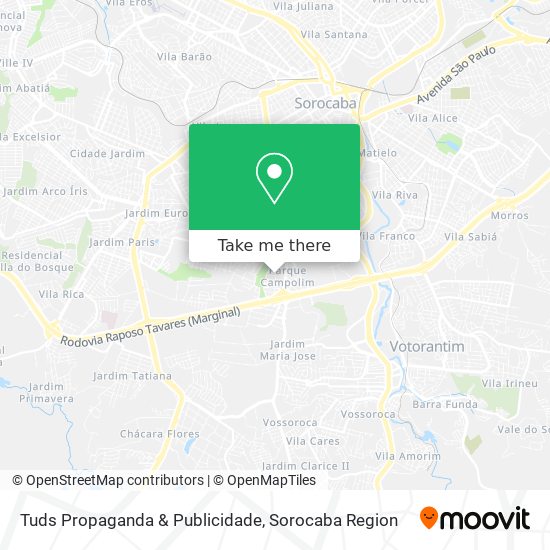 Tuds Propaganda & Publicidade map