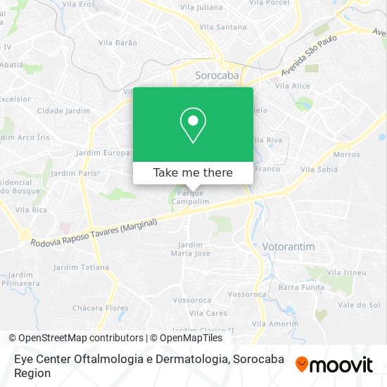 Eye Center Oftalmologia e Dermatologia map