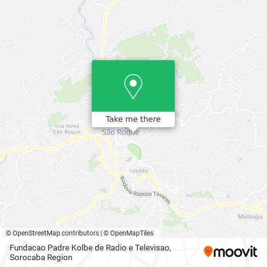 Fundacao Padre Kolbe de Radio e Televisao map