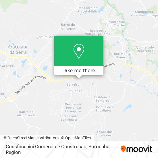 Consfacchini Comercio e Construcao map