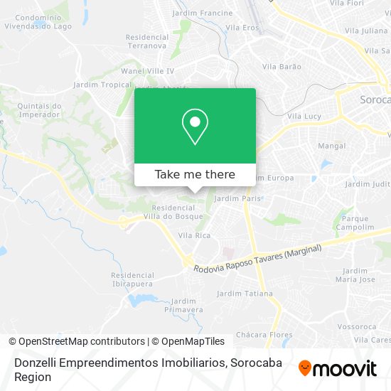 Donzelli Empreendimentos Imobiliarios map