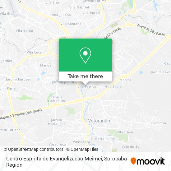 Centro Espirita de Evangelizacao Meimei map