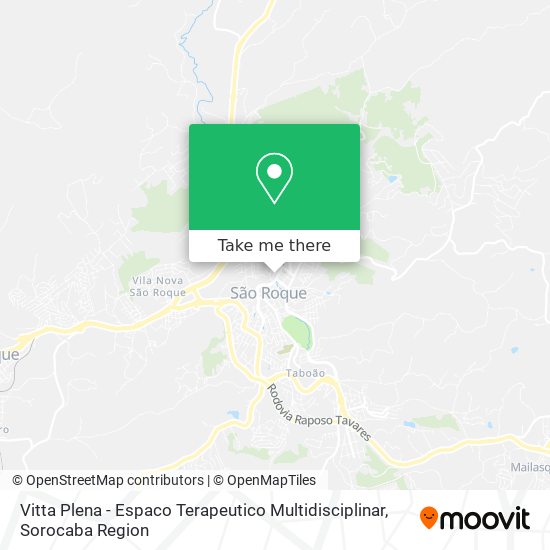 Mapa Vitta Plena - Espaco Terapeutico Multidisciplinar