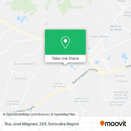 Mapa Rua José Magnani, 265