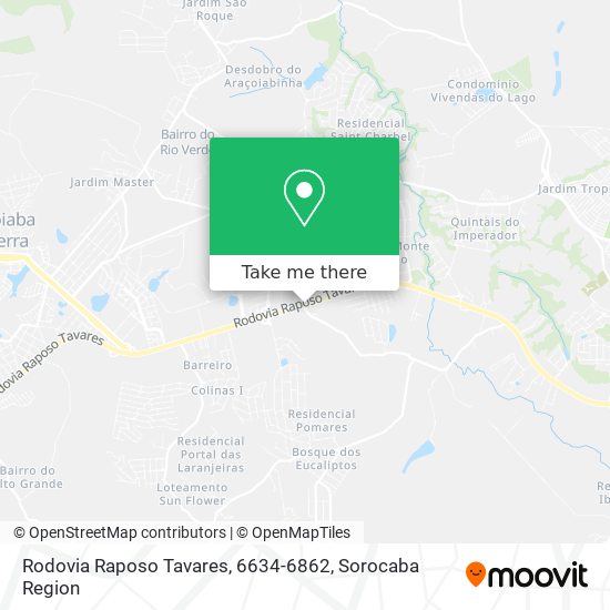 Rodovia Raposo Tavares, 6634-6862 map