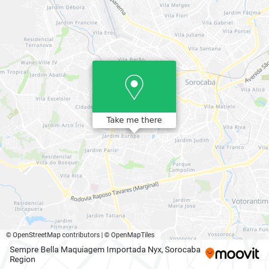 Sempre Bella Maquiagem Importada Nyx map