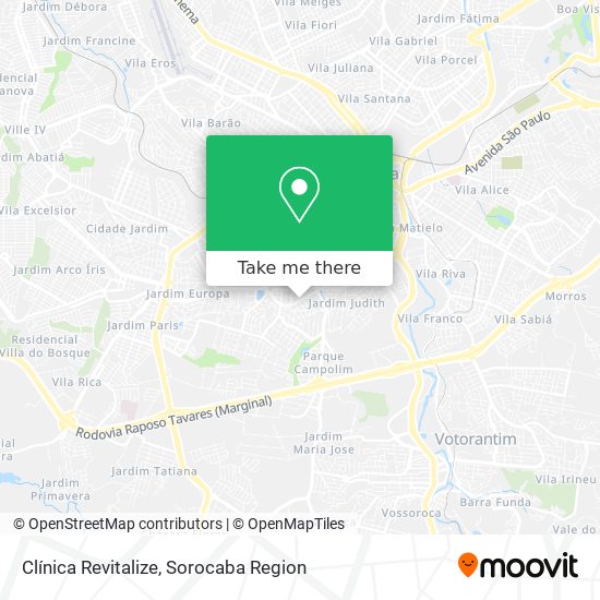Clínica Revitalize map