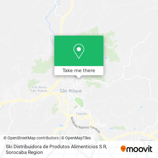 Ski Distribuidora de Produtos Alimenticios S R map