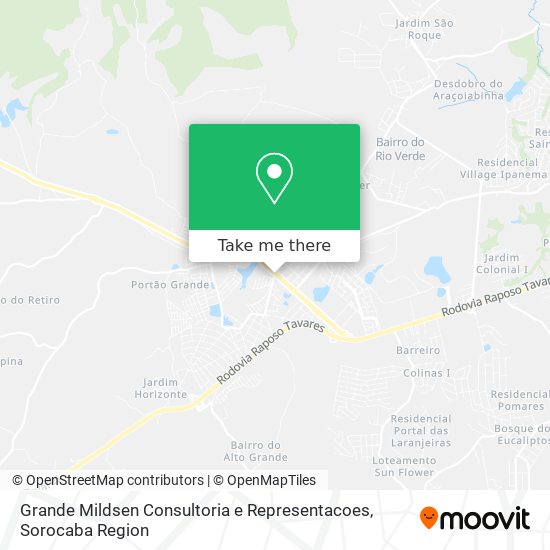 Grande Mildsen Consultoria e Representacoes map