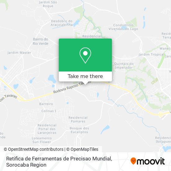 Retifica de Ferramentas de Precisao Mundial map