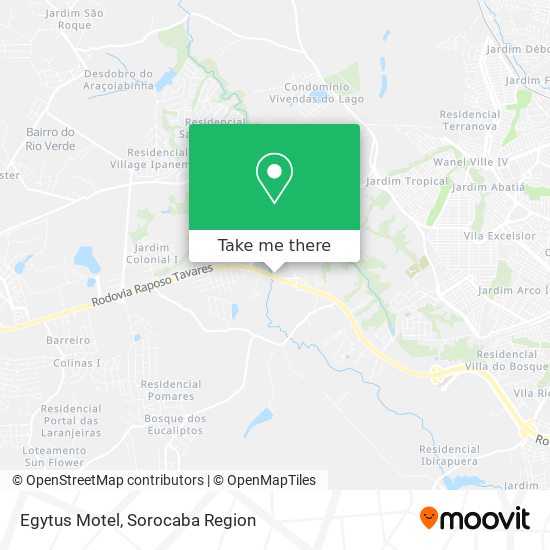 Egytus Motel map