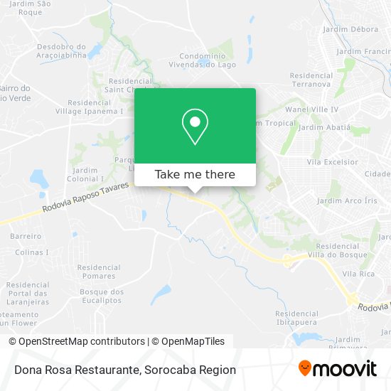Mapa Dona Rosa Restaurante