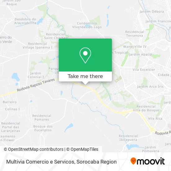 Multivia Comercio e Servicos map