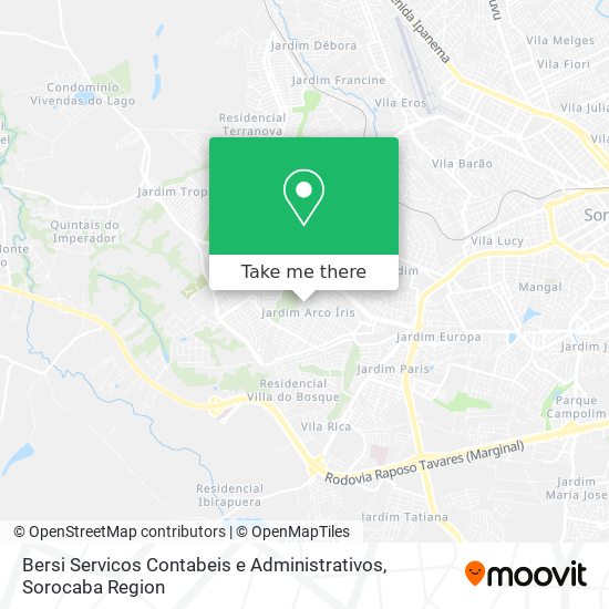 Bersi Servicos Contabeis e Administrativos map