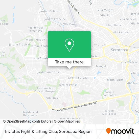 Invictus Fight & Lifting Club map