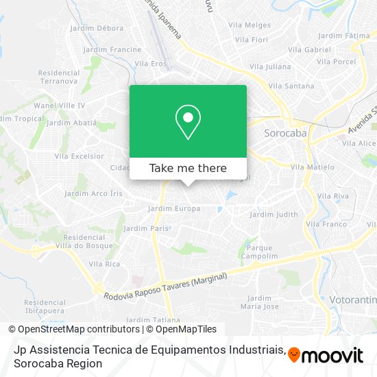 Jp Assistencia Tecnica de Equipamentos Industriais map