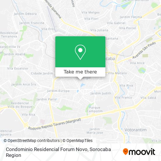 Condominio Residencial Forum Novo map