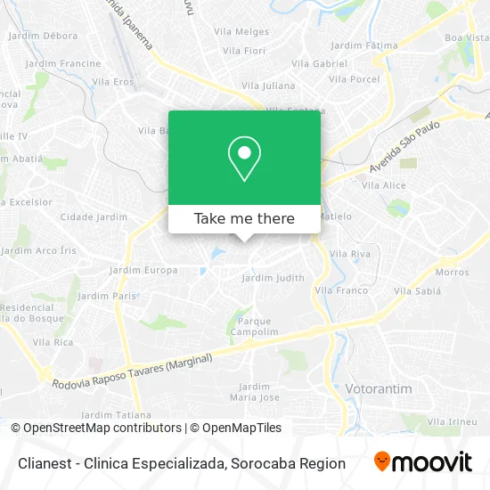 Clianest - Clinica Especializada map