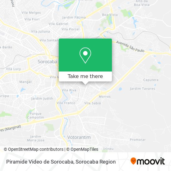 Piramide Video de Sorocaba map