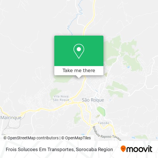 Frois Solucoes Em Transportes map