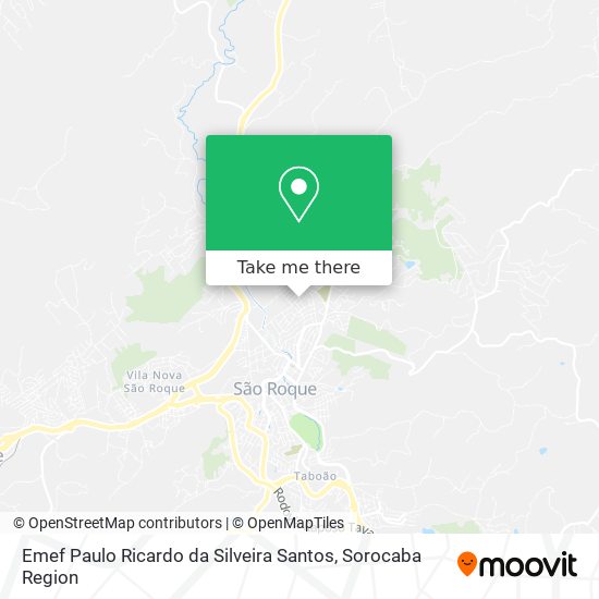 Mapa Emef Paulo Ricardo da Silveira Santos