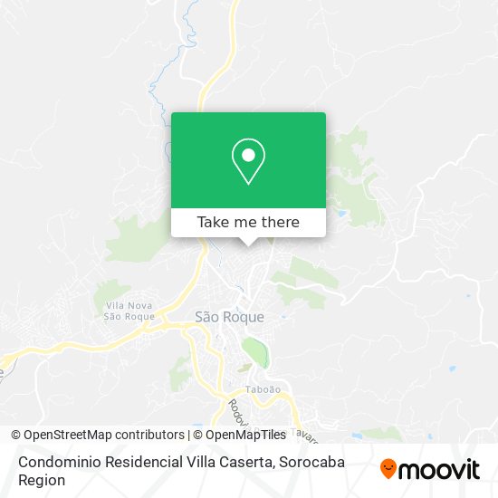 Mapa Condominio Residencial Villa Caserta