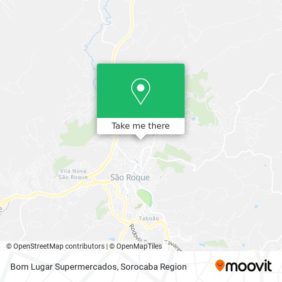 Mapa Bom Lugar Supermercados