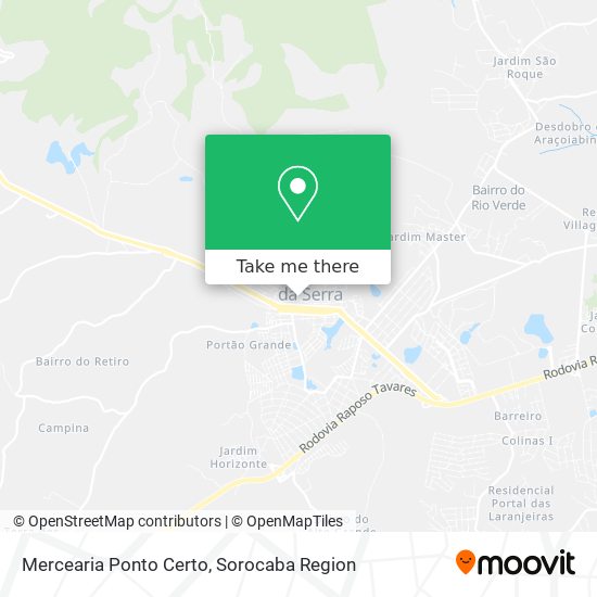 Mercearia Ponto Certo map
