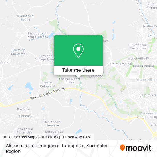 Alemao Terraplenagem e Transporte map