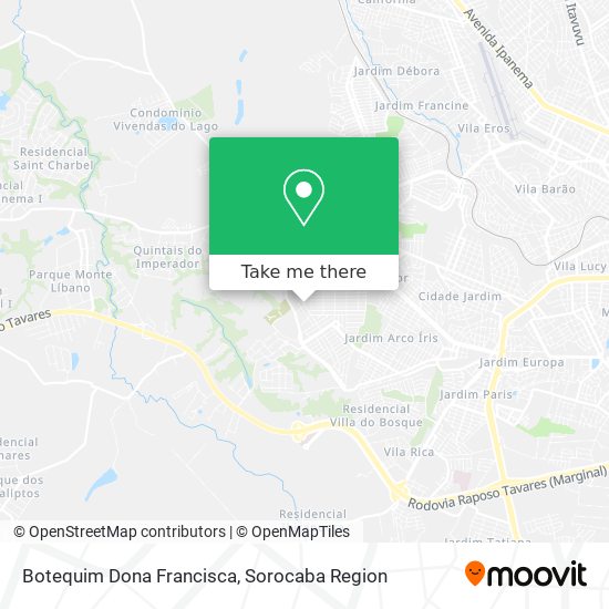 Botequim Dona Francisca map