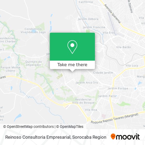 Mapa Reinoso Consultoria Empresarial