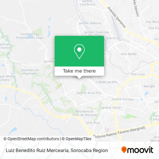 Luiz Benedito Ruiz Mercearia map