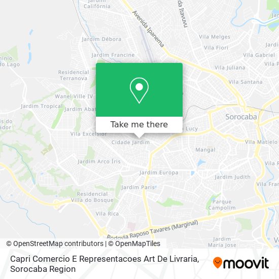 Capri Comercio E Representacoes Art De Livraria map