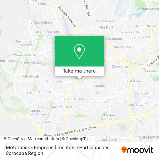 Motorbank - Empreendimentos e Participacoes map