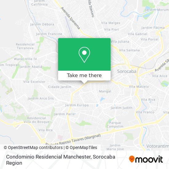 Mapa Condominio Residencial Manchester
