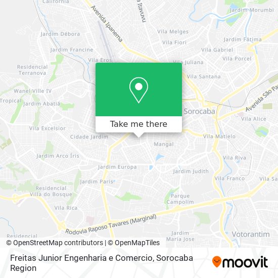 Freitas Junior Engenharia e Comercio map