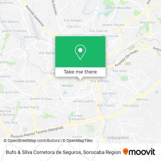 Bufo & Silva Corretora de Seguros map