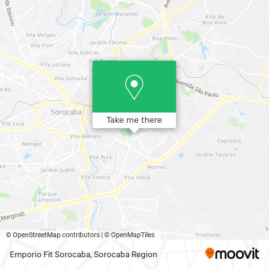 Emporio Fit Sorocaba map