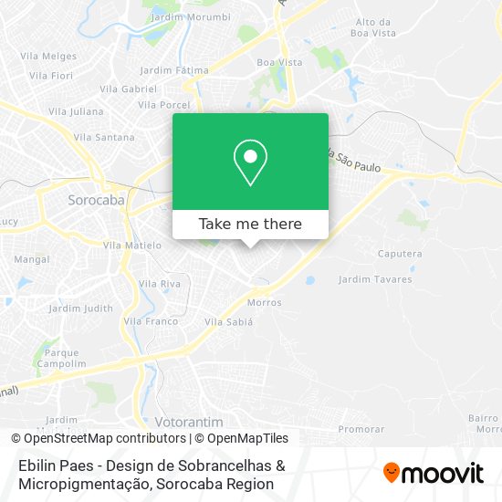 Ebilin Paes - Design de Sobrancelhas & Micropigmentação map