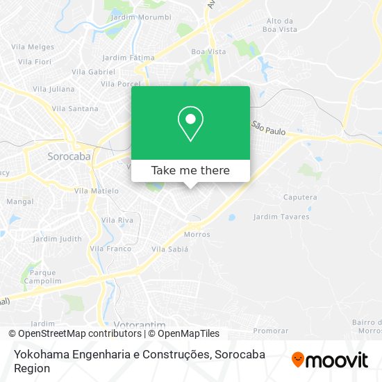 Yokohama Engenharia e Construções map