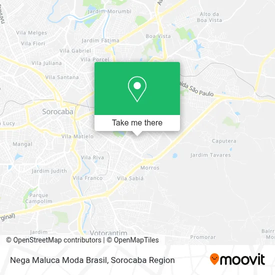 Nega Maluca Moda Brasil map