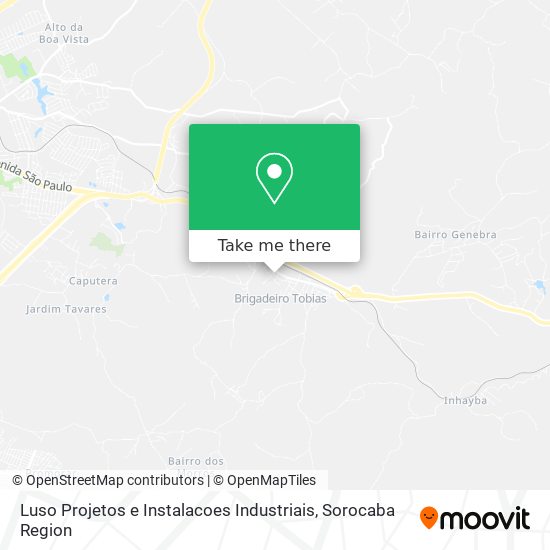 Luso Projetos e Instalacoes Industriais map