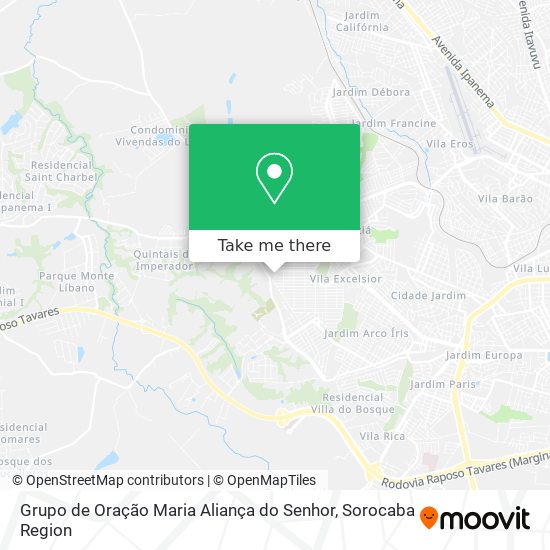 Grupo de Oração Maria Aliança do Senhor map