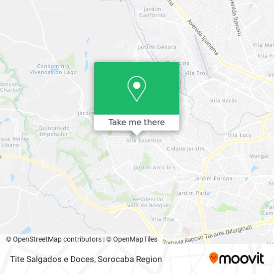 Tite Salgados e Doces map