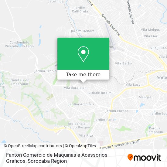 Fanton Comercio de Maquinas e Acessorios Graficos map