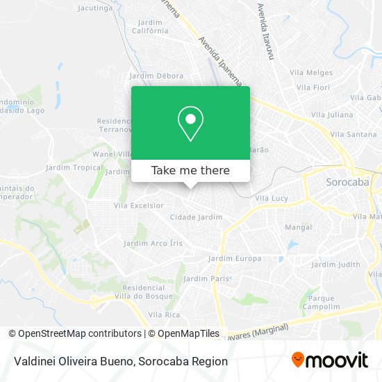 Valdinei Oliveira Bueno map