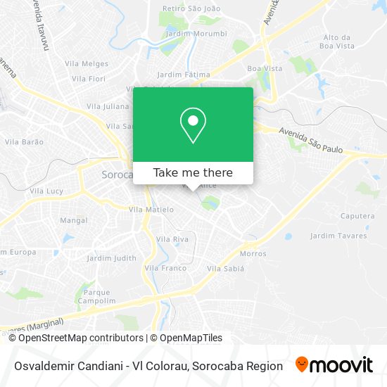 Osvaldemir Candiani - Vl Colorau map