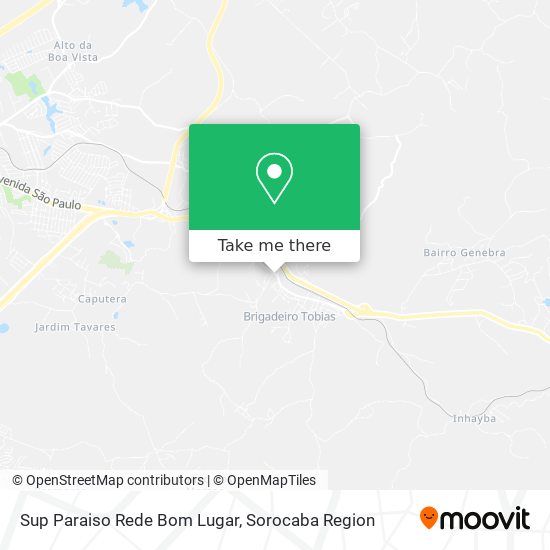 Sup Paraiso Rede Bom Lugar map