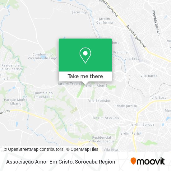Associação Amor Em Cristo map