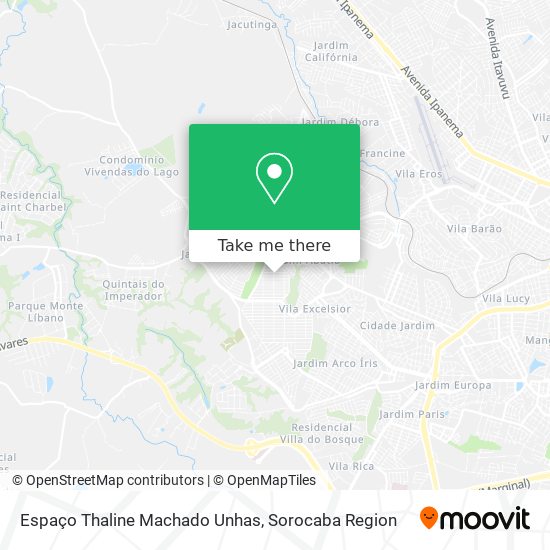Espaço Thaline Machado Unhas map
